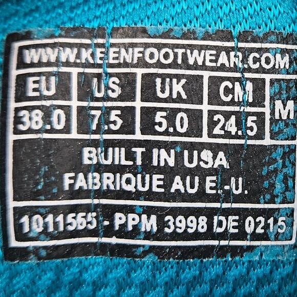 Keen Boots Womens 7.5 Durand Mid Hiking Brown Leather Shoes Comfort 1011555 - Picture 6 of 7